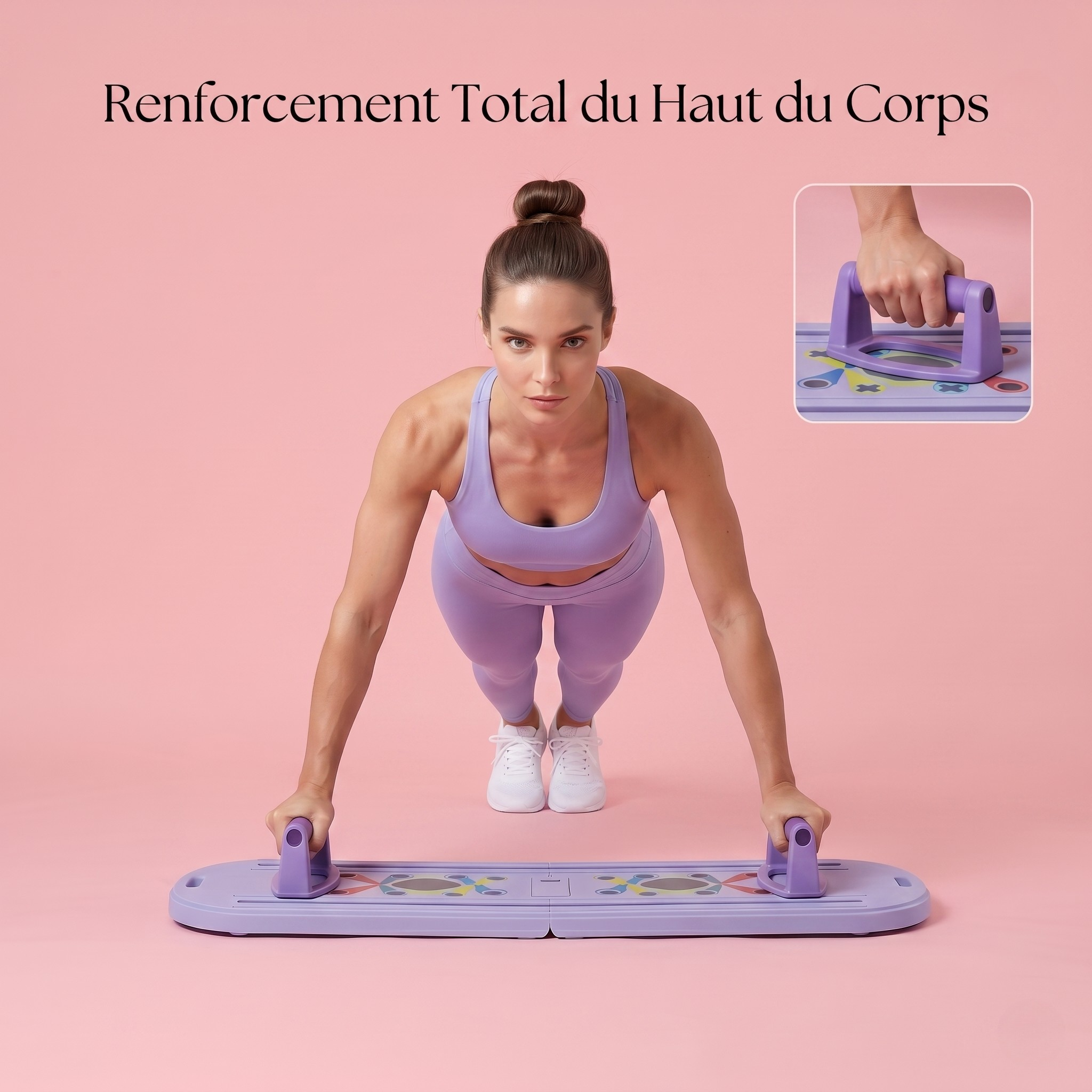 Reformer de Pilates Portable PRO – Barre + Planche & Résistance